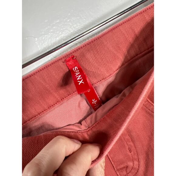 Spanx Women's S Nantucket Red Ankle Jeanish Legging Stretchy Everyday Comfy - Picture 5 of 9